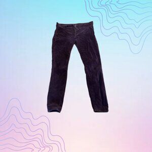 KUT FROM THE KLOTH Maroon Velvet Pants